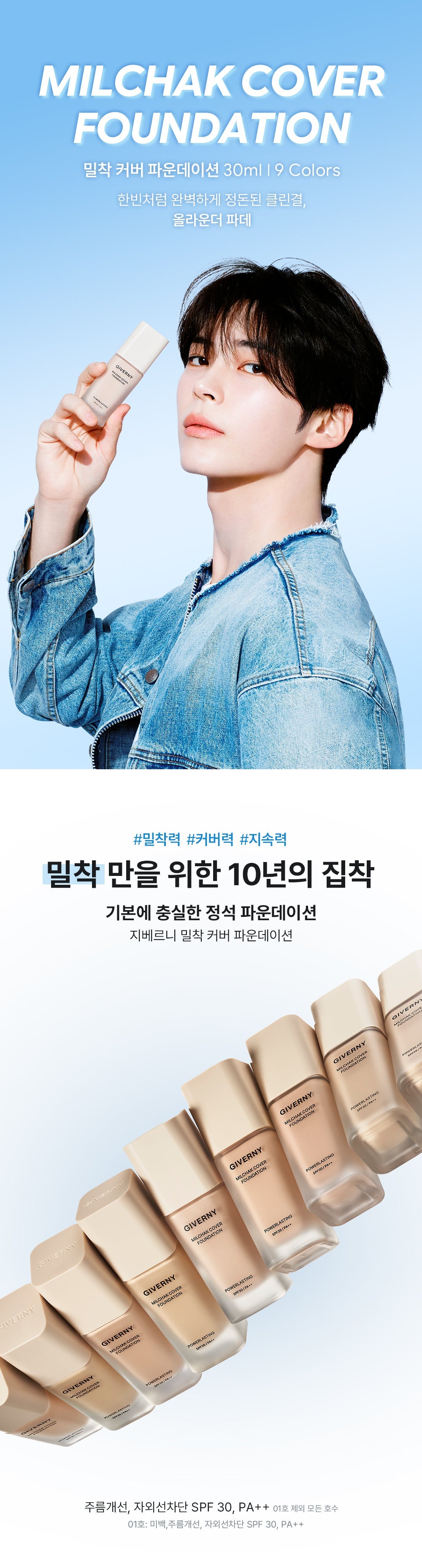 GIVERNY - Milchak Cover Foundation + ZB1 Sung Hanbin & Seok Matthew Photo Sticker