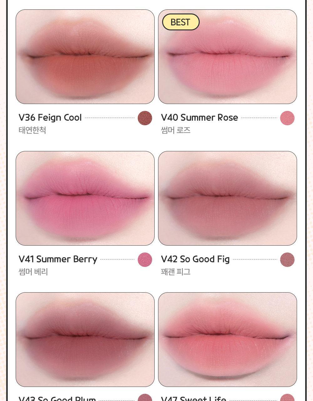 BBIA - Last Velvet Tint (29 Colors) (Pokémon Collaboration)