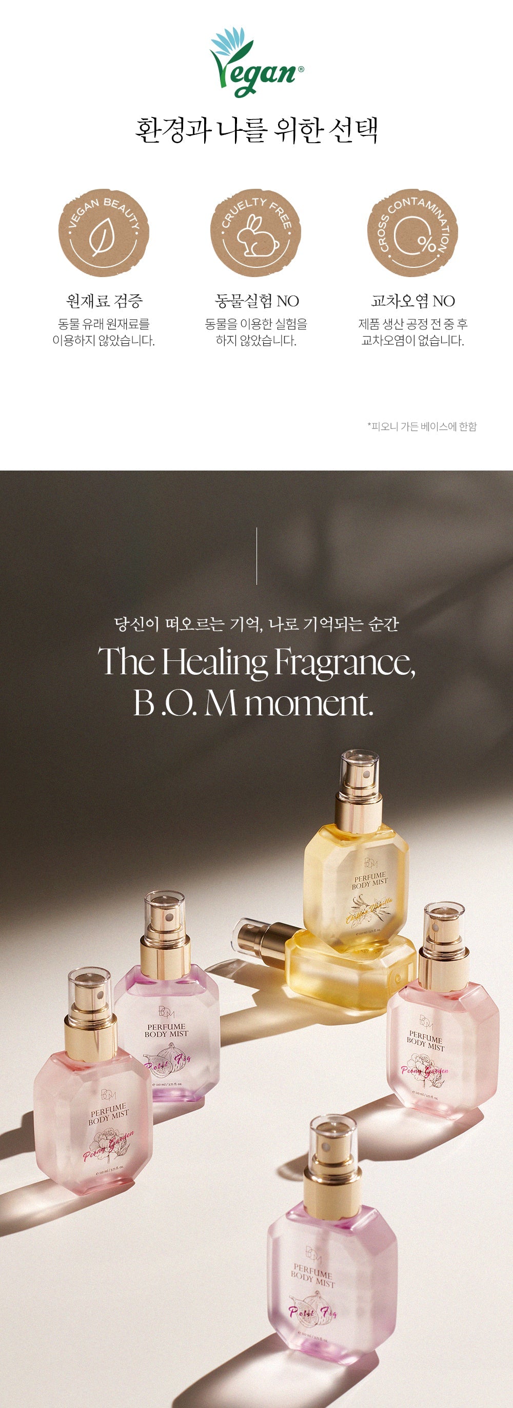 B.O.M - Perfume Body Mist (3 Options)