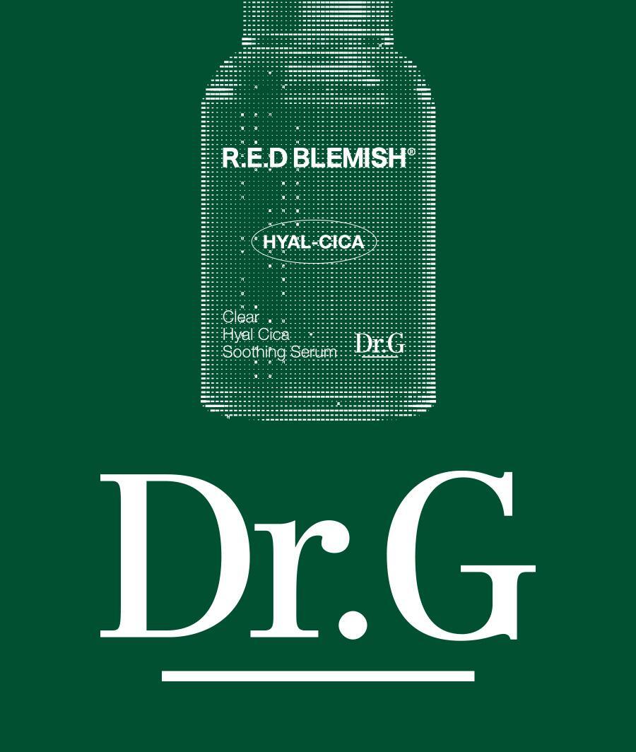 Dr.G - Red Blemish Clear Hyal-Cica Soothing Serum 50ml + Refill + Squirtle Pouch (Pokémon Collaboration)