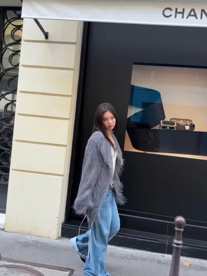 ERA WOMEN - Era Wide Fit Denim Pants (BLACKPINK JENNIE Wear)