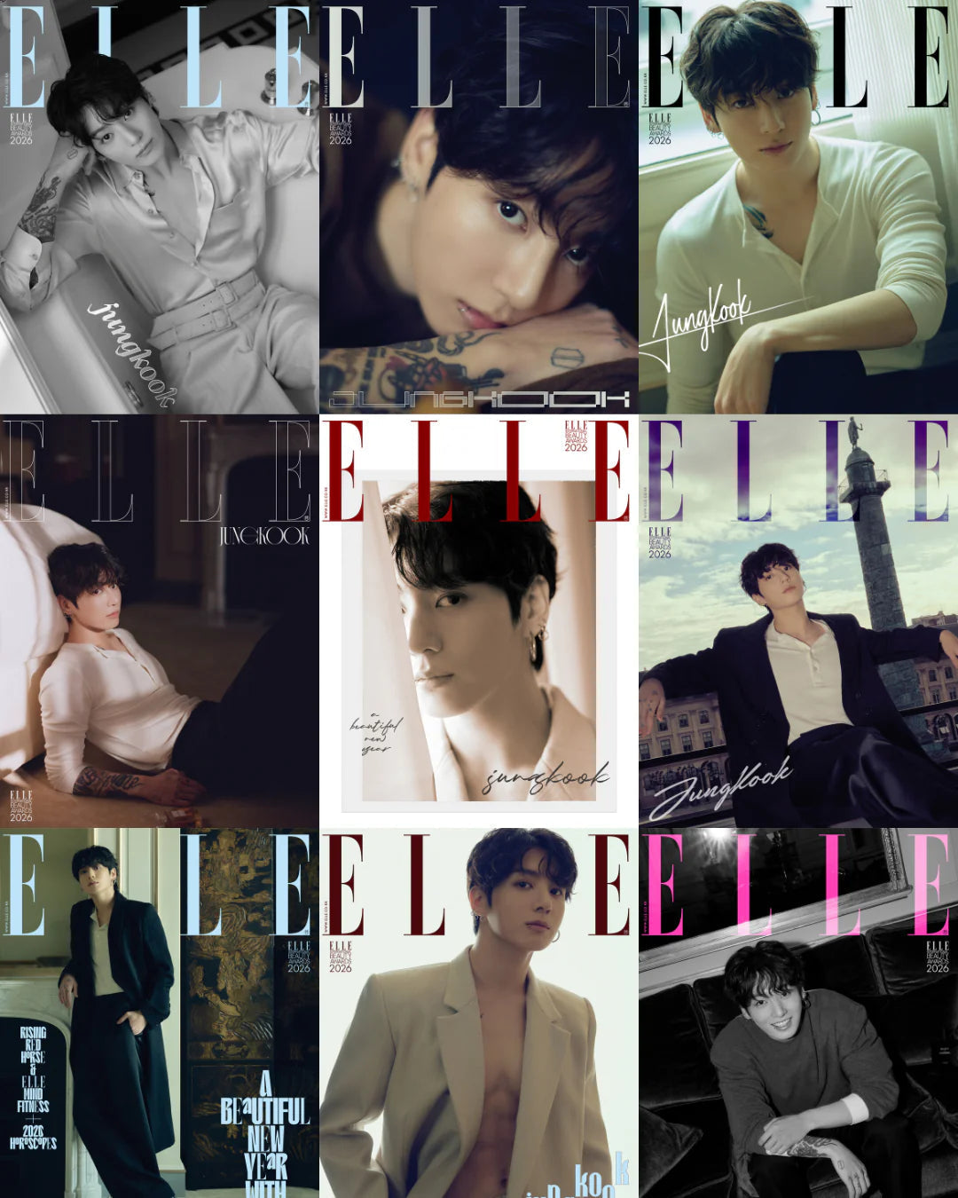 ELLE KOREA MAGAZINE 2026.01 (COVER : BTS JUNG KOOK)