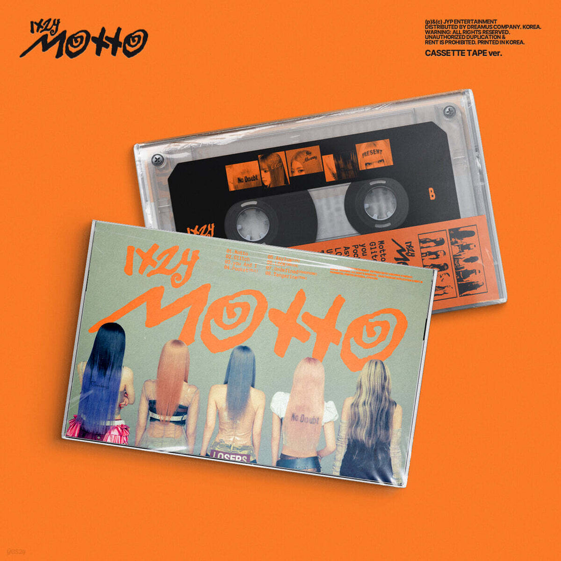 ITZY - Motto (12th Mini Album) Cassette Tape Ver.