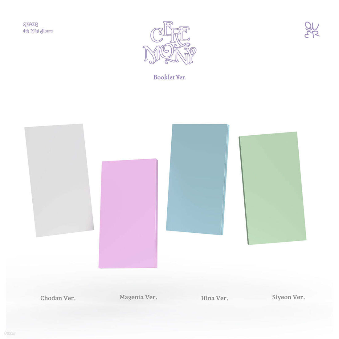QWER CEREMONY (4th Mini Album) (Booklet Ver.) SET Ver.