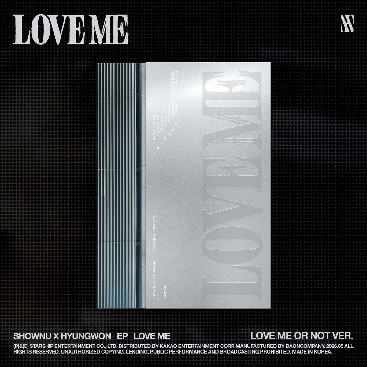 SHOWNU X HYUNGWON - LOVE ME (EP)