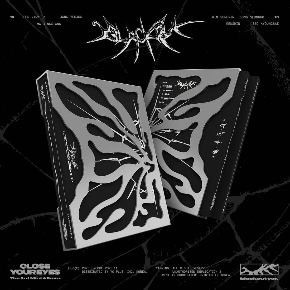 CLOSE YOUR EYES - blackout (3rd Mini Album) blackout Ver.