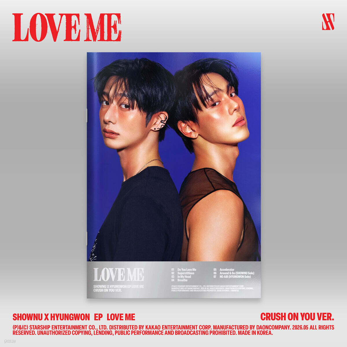 SHOWNU X HYUNGWON LOVE ME EP official product image