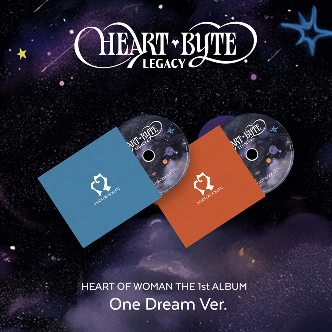 HEART OF WOMAN - Heart Byte : LEGACY (1st Album) One Dream Ver. - SET Ver.