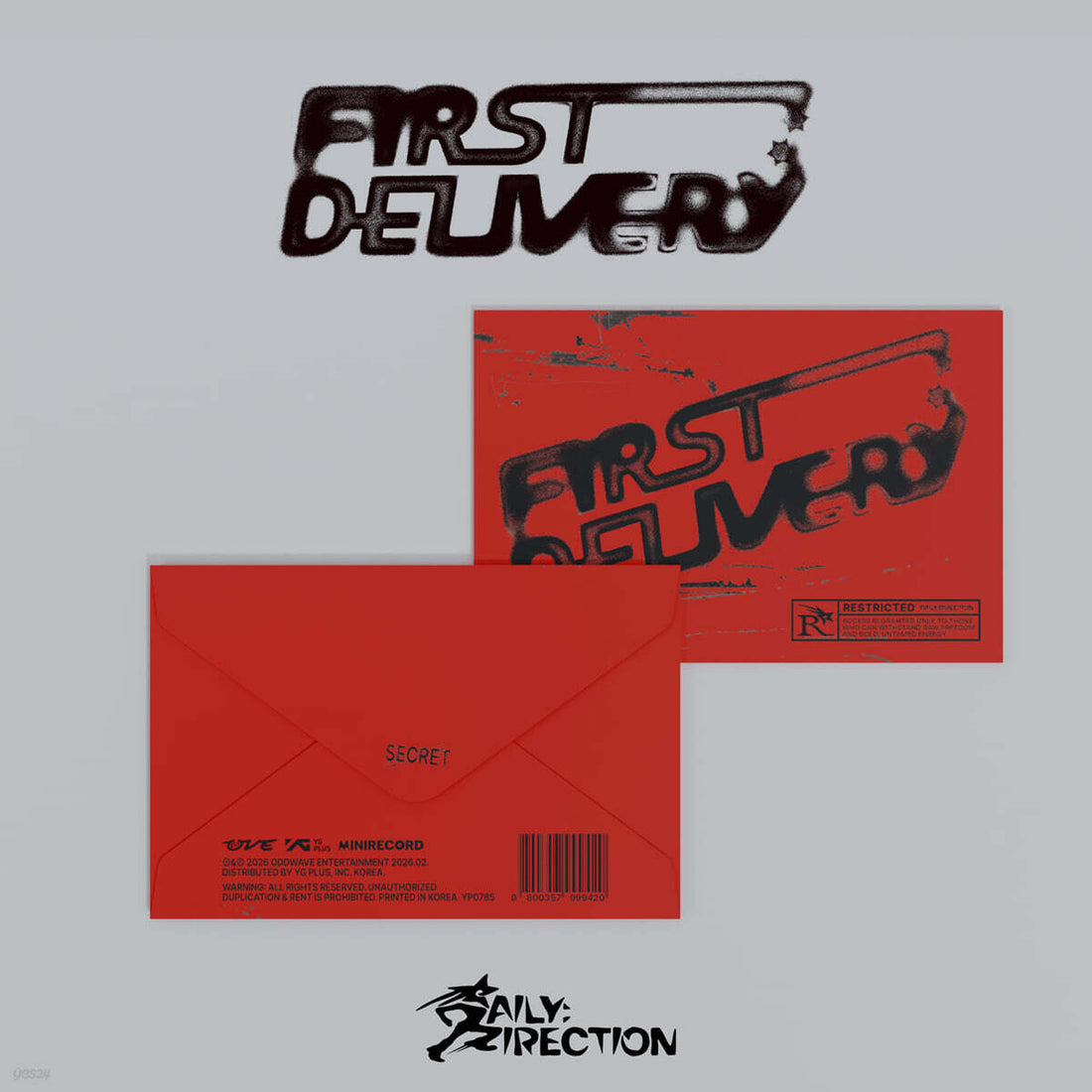 DAILY:DIRECTION - First:Delivery (1st Single Album) LETTER Ver.
