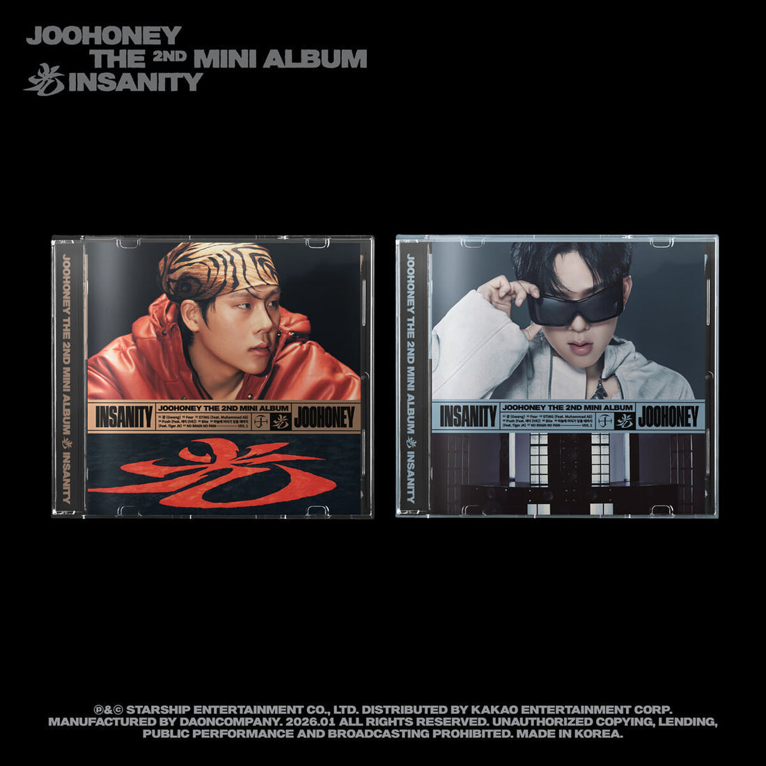 JOOHONEY - 2nd Mini Album *INSANITY* (Jewel Ver.)