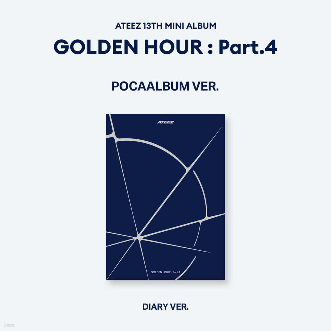 ATEEZ - 13th Mini Album GOLDEN HOUR : Part.4 (POCAALBUM)