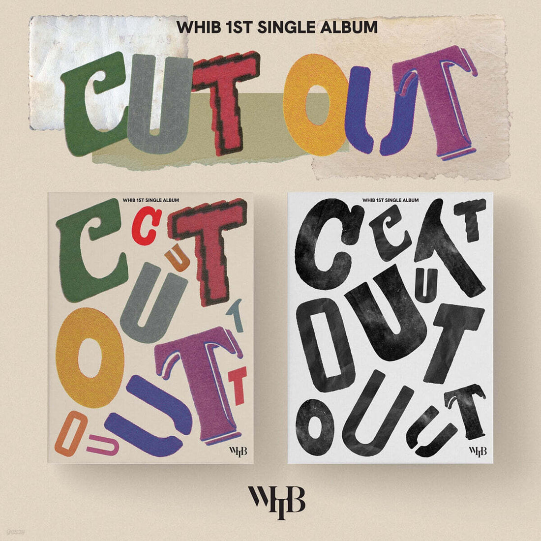 WHIB Cut-Out 1st Single Album - Random Ver.