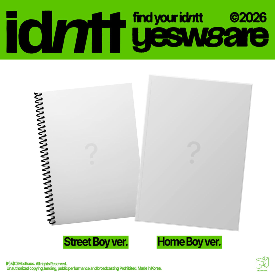 idntt - Mini Album yesweare