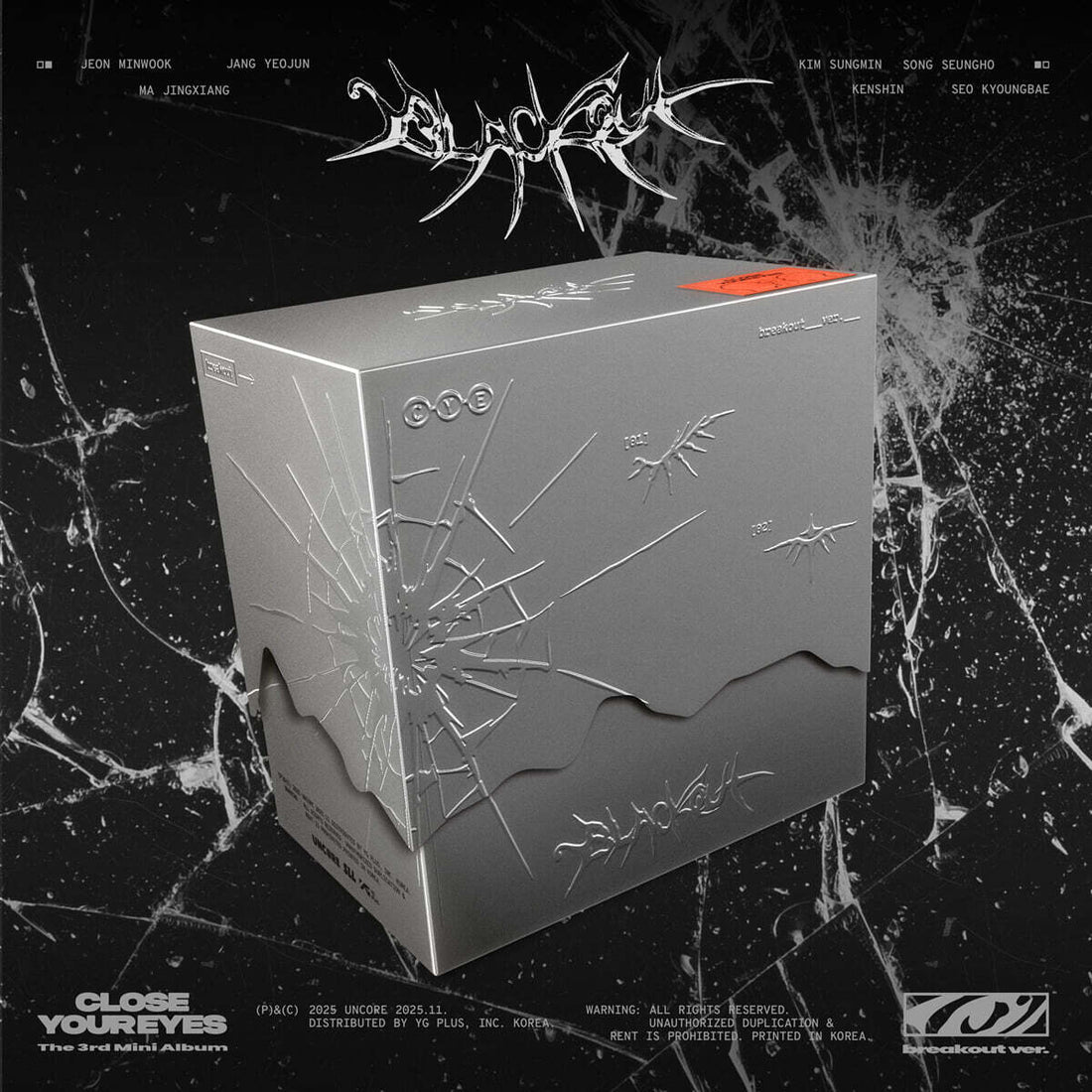 CLOSE YOUR EYES - blackout (3rd Mini Album) breakout Ver.