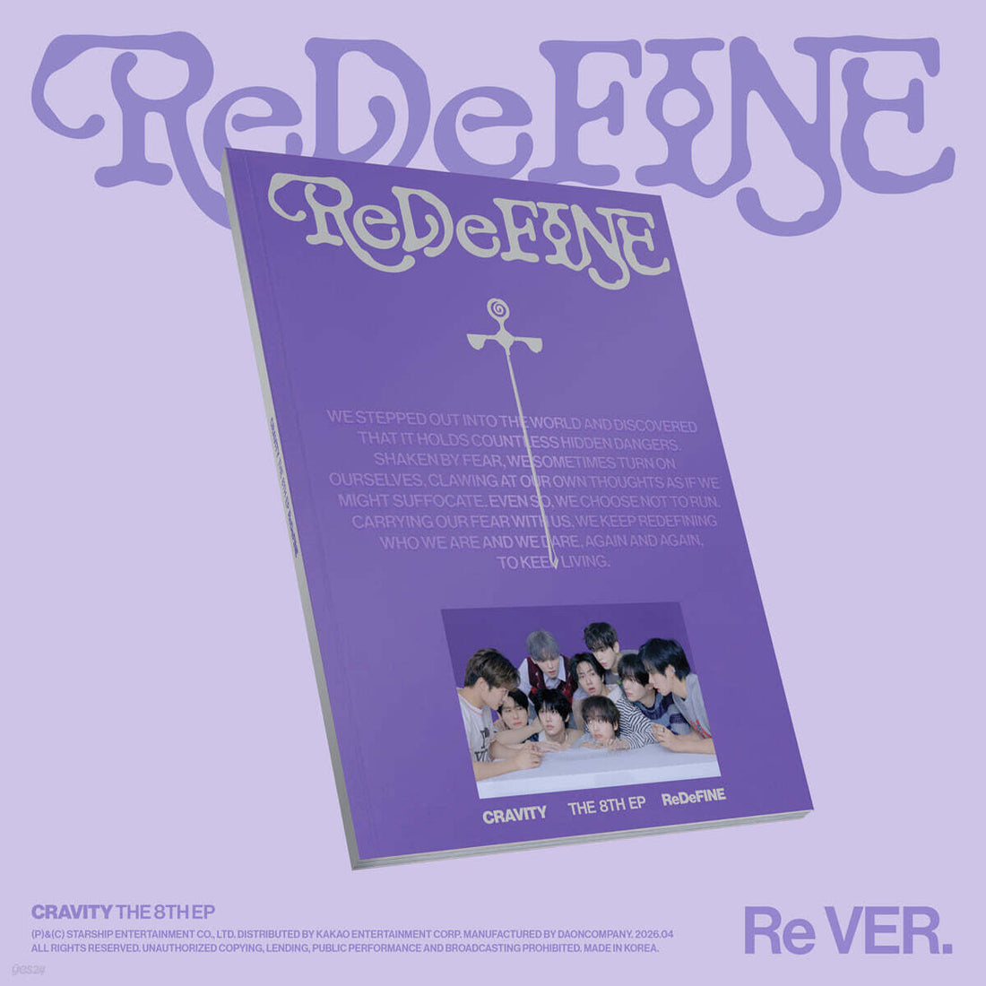 (Pre-Order) CRAVITY - ReDeFINE (8th Mini Album) (Re Ver.)