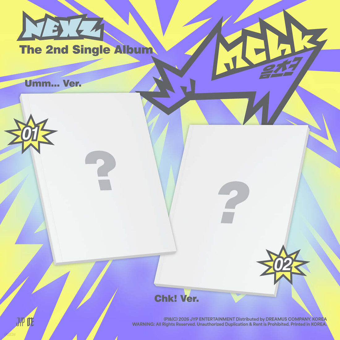 NEXZ Mmchk (2nd Single Album) SET Ver.