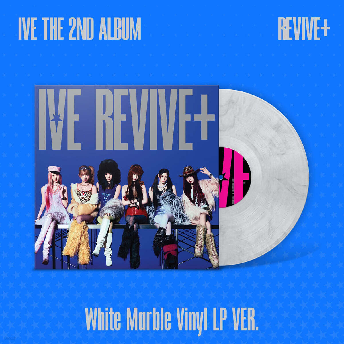 (Pre-Order) IVE - REVIVE+ (2nd Album) (White Marble Vinyl LP Ver.)