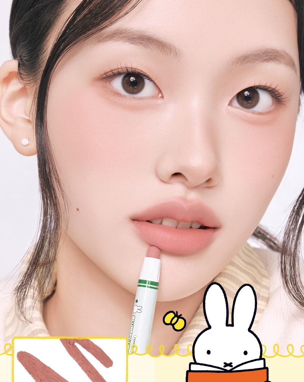 rom&nd X Miffy - Blurffy Lip Crayon