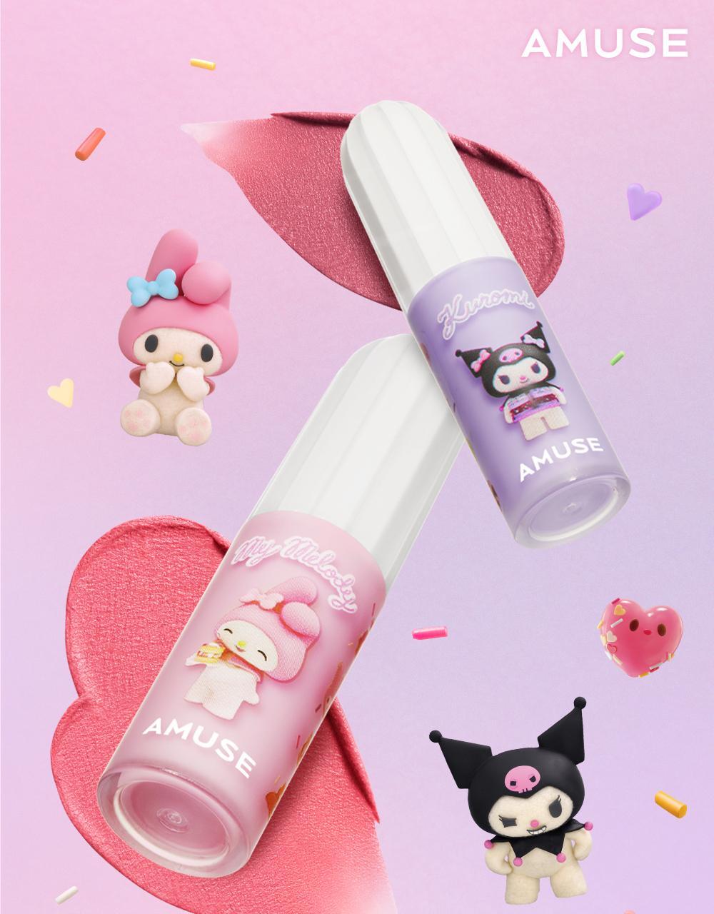 AMUSE Powder Velvet Tint (My Melody & Kuromi Special Edition)