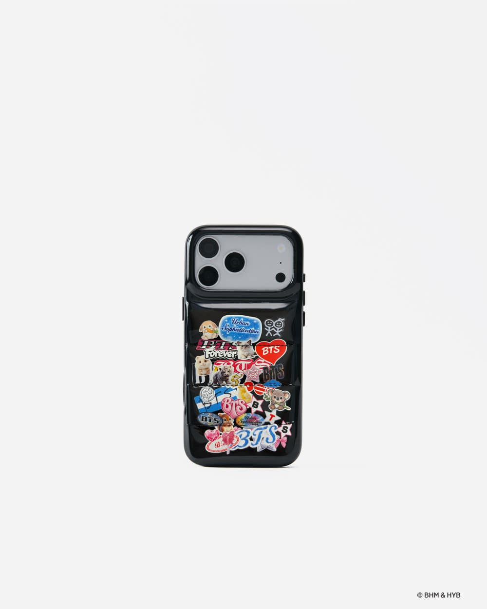 (Pre-Order) Urban Sophistication x BTS - The Puffer Case (BTS Stickers in Black)
