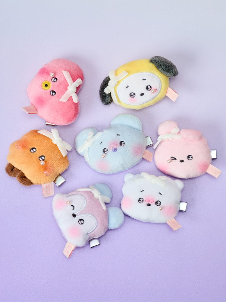 BT21 - Ribboned U Plush Hairpin (Random Design)