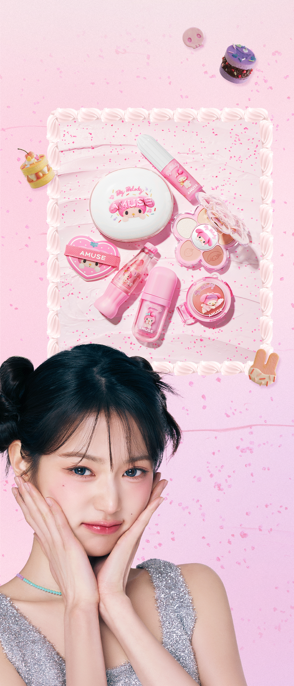 MY MELODY & KUROMI SPECIAL x AMUSE - Powder Velvet Tint