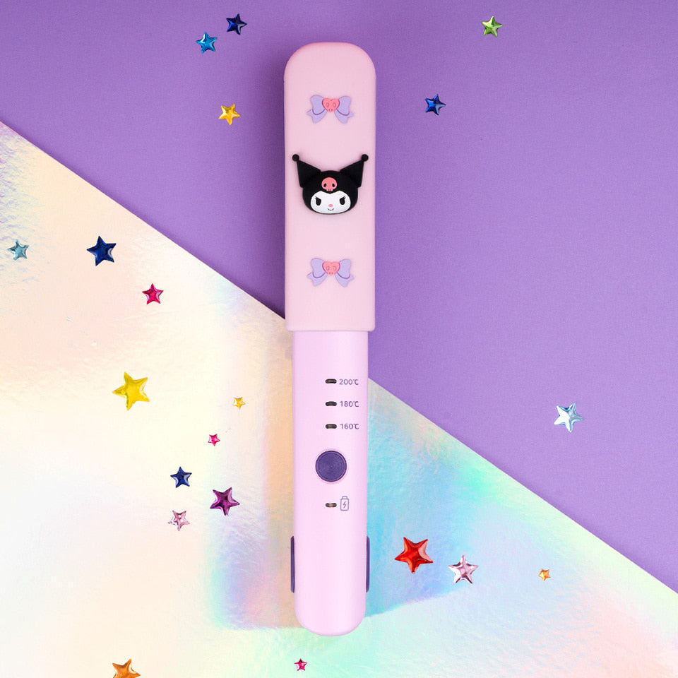 ROYCHE - Sanrio Wireless Mini Flat Iron - Kuromi