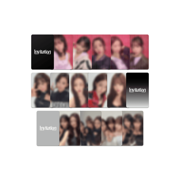 LE SSERAFIM VR Concert Invitation Lenticular Photocard Pack official product image
