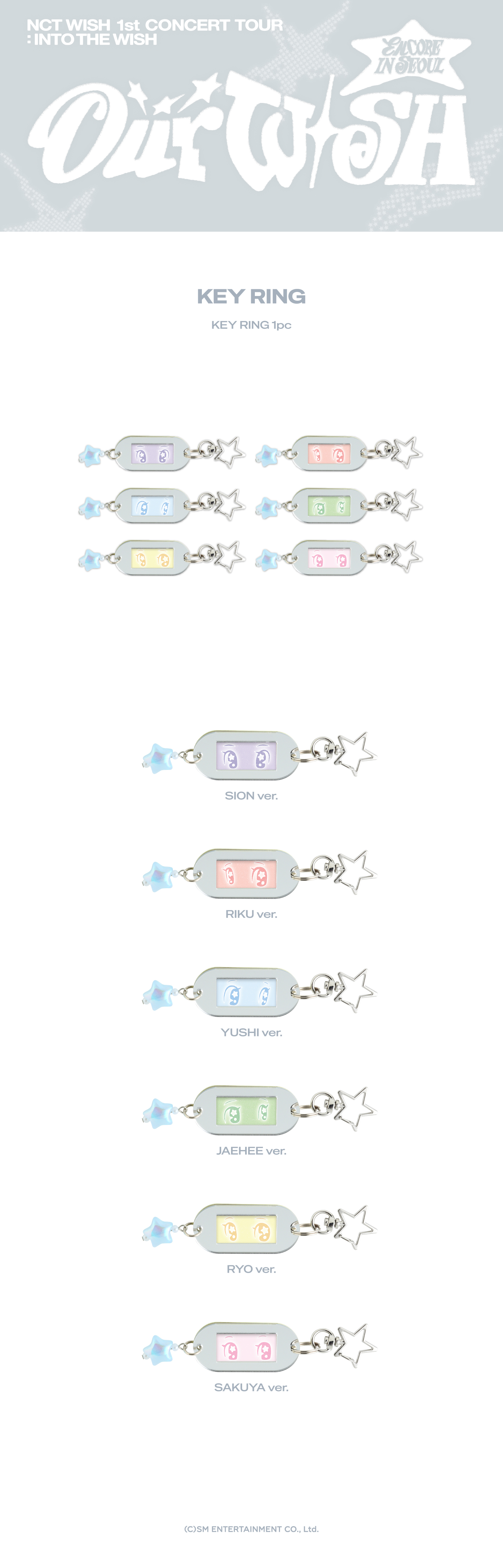 (Pre-Order) NCT WISH - In to the Wish: Our Wish Encore MD (Key Ring)