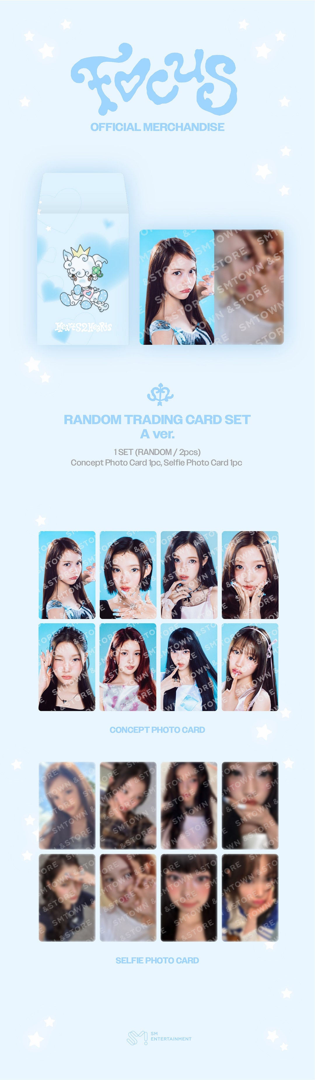 Hearts2Hearts - Focus (Random Trading Card) (A Ver.)