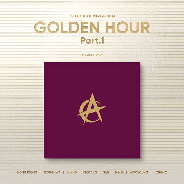 ATEEZ - GOLDEN HOUR : Part.1 (10th Mini Album) Digipak Ver. (Set Ver.)