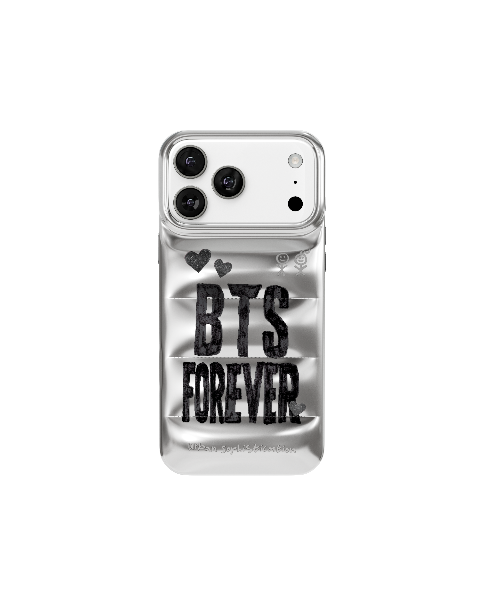 (Pre-Order) Urban Sophistication x BTS - The Puffer Case (BTS Poster in Chrome)