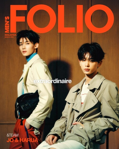 MEN'S FOLIO Malaysia Magazine - 2026.03 (Cover: &TEAM JO & HARUA) (Pre-Order)