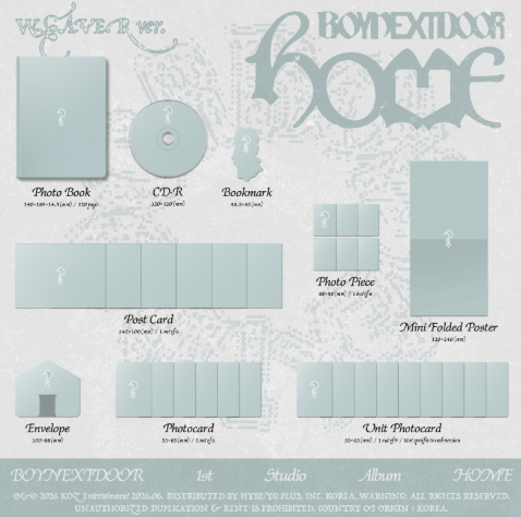 BOYNEXTDOOR - HOME (1st Studio Album)