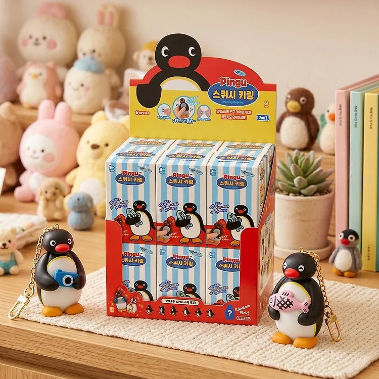 Pingu - Random Squish Keyring