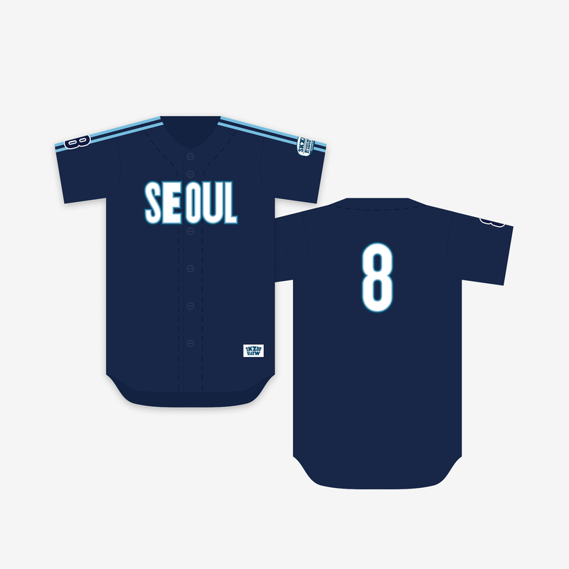 Stray Kids SKZOO Everywhere All Around the World in Seoul Baseball Jersey Seoul Ver.