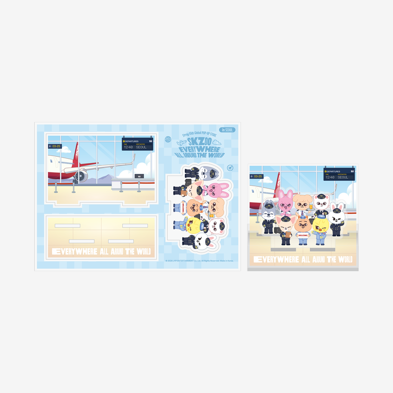 (Pre-Order) Stray Kids SKZOO Acrylic Stand Seoul Ver. (SKZOO EVERYWHERE ALL AROUND THE WORLD in SEOUL)