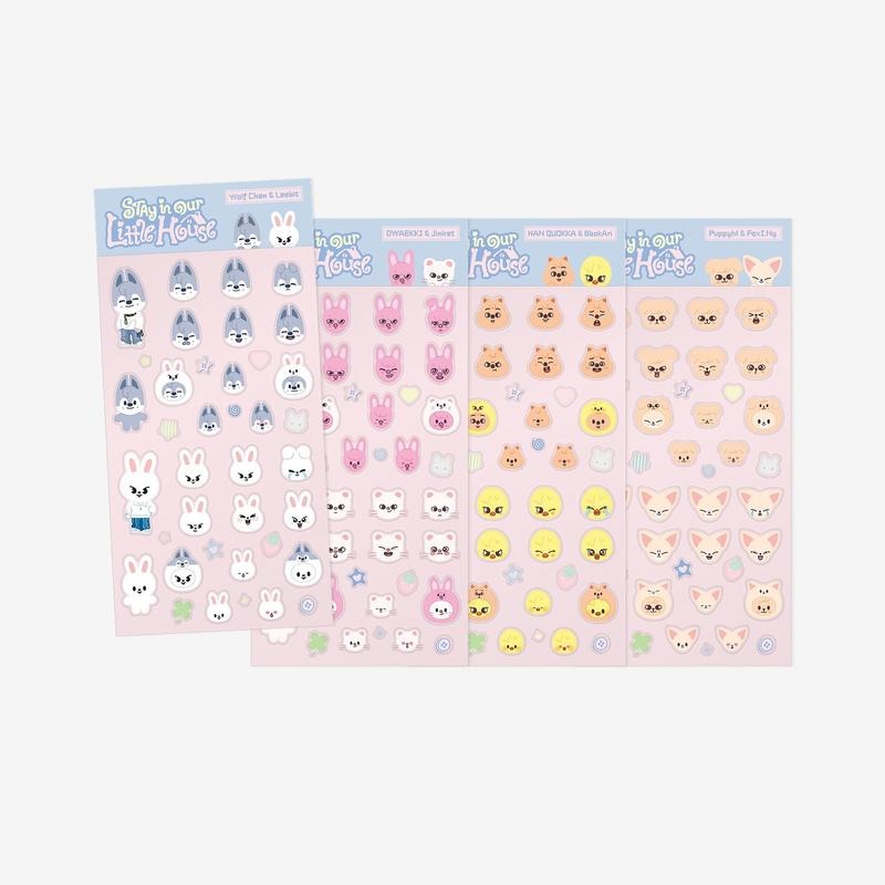 (Pre-Order) Stray Kids - SKZOO 3D Sticker (STAY in Our Little House)