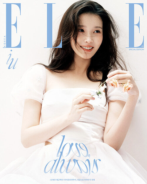 (Pre-Order) ELLE Korea Magazine Special Edition April 2026 (Cover: IU & Byeon Woo Seok) - C (IU)