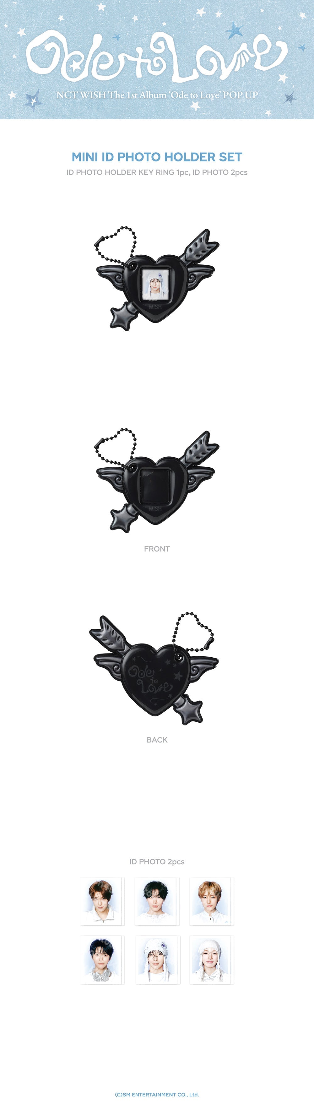NCT WISH - Mini ID Photo Holder Set (Ode to Love POP UP MD)