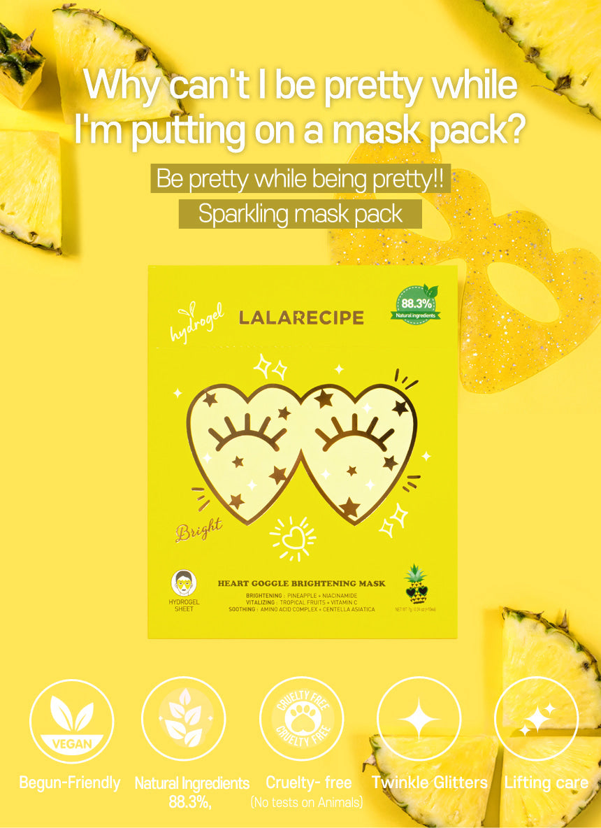 LALARECIPE - Heart Goggle Brightening Mask