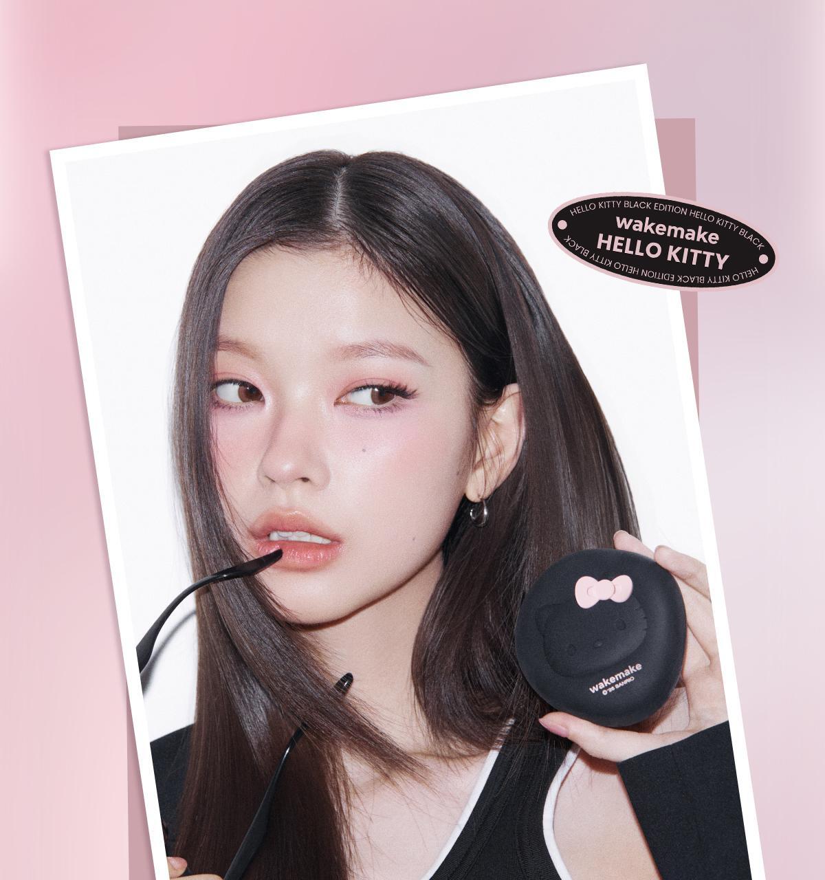 WAKEMAKE - Water Glow Coating Balm (Hello Kitty Black Edition)