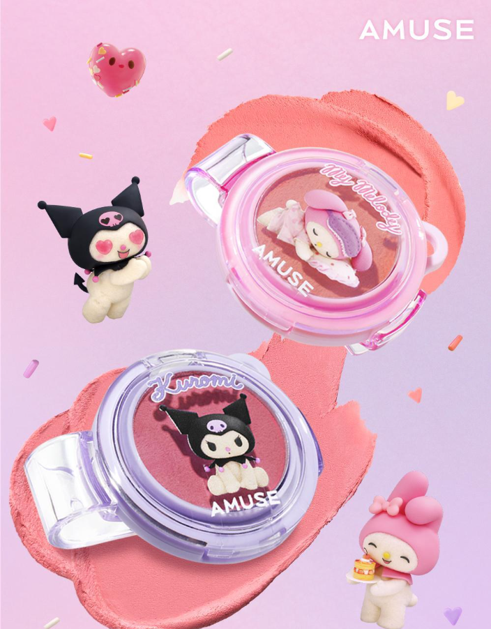 MY MELODY & KUROMI SPECIAL x AMUSE - Powder Lip & Cheek