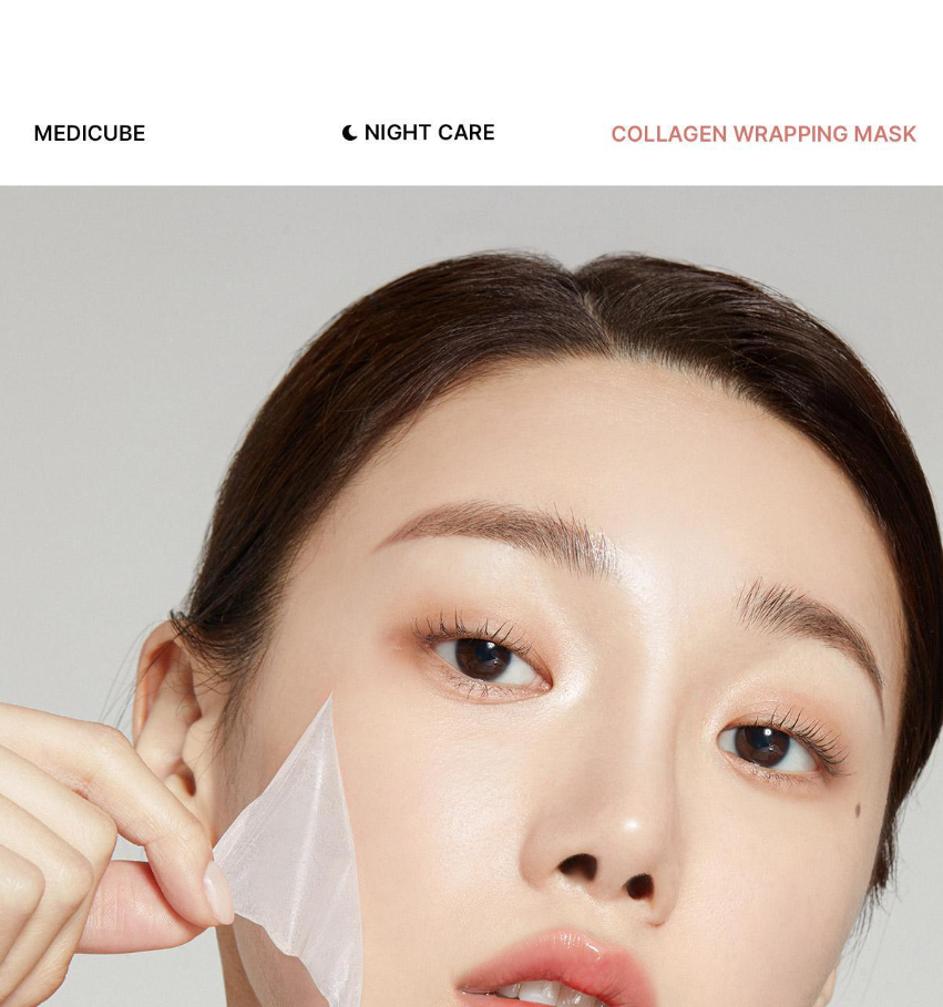 MEDICUBE - Collagen Night Wrapping Mask (+ Brush)