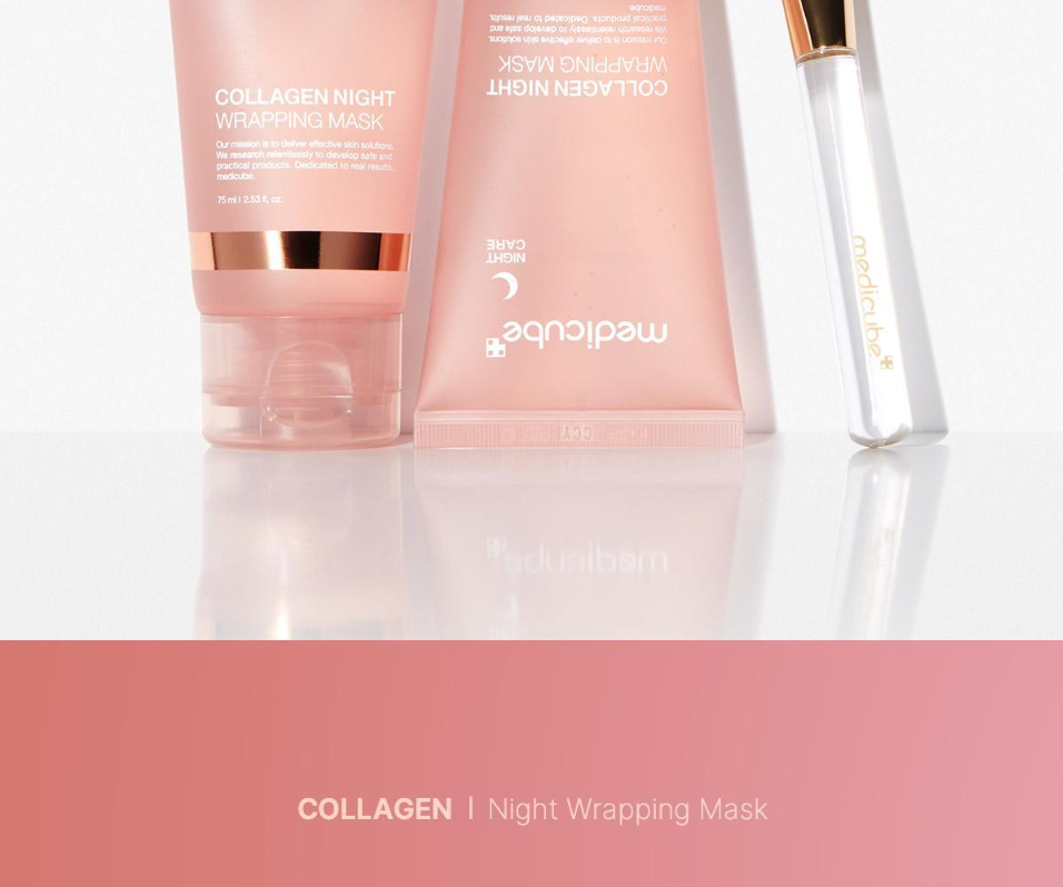 MEDICUBE - Collagen Night Wrapping Mask (+ Brush)