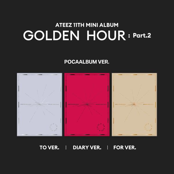 ATEEZ - GOLDEN HOUR : Part.2 (11th Mini Album) POCAALBUM Ver.