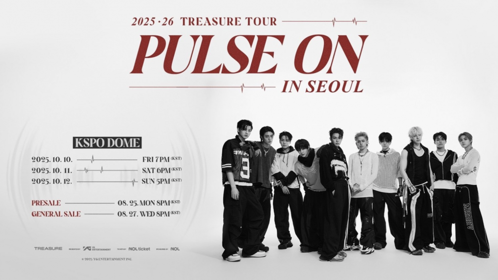 TREASURE to Open Asia Tour at KSPO DOME—Fan Presale Starts Today