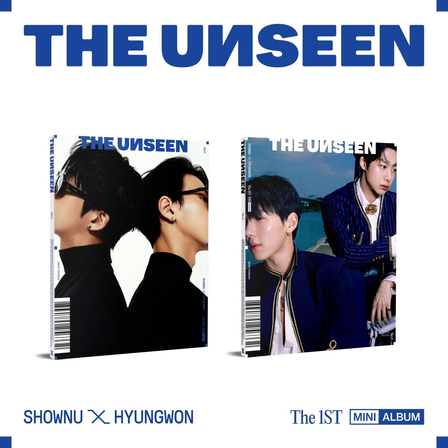 SHOWNU X HYUNGWON - THE UNSEEN (1st Mini Album) (Random Ver.)