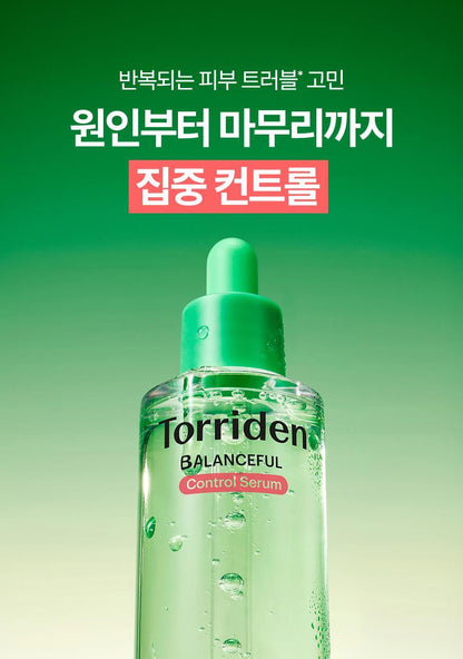 Torriden - Balanceful Control Serum 50ml + Refill 50ml + Toner Pad (10 Sheets) (CORTIS Pick)