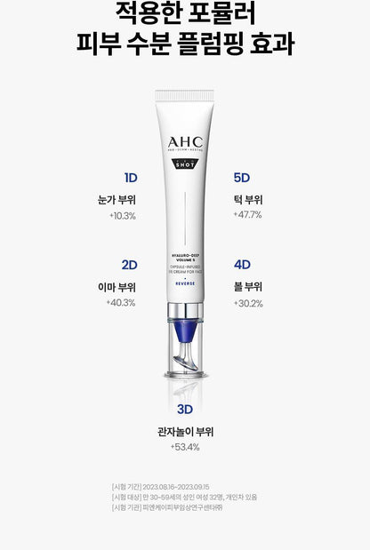 AHC - Pro Shot Hyaluro-Deep Volume 5 Eye Cream for Face 30ml + Serum 10ml